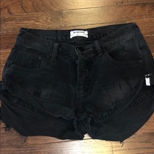 One Teaspoon Bandit Jean Shorts